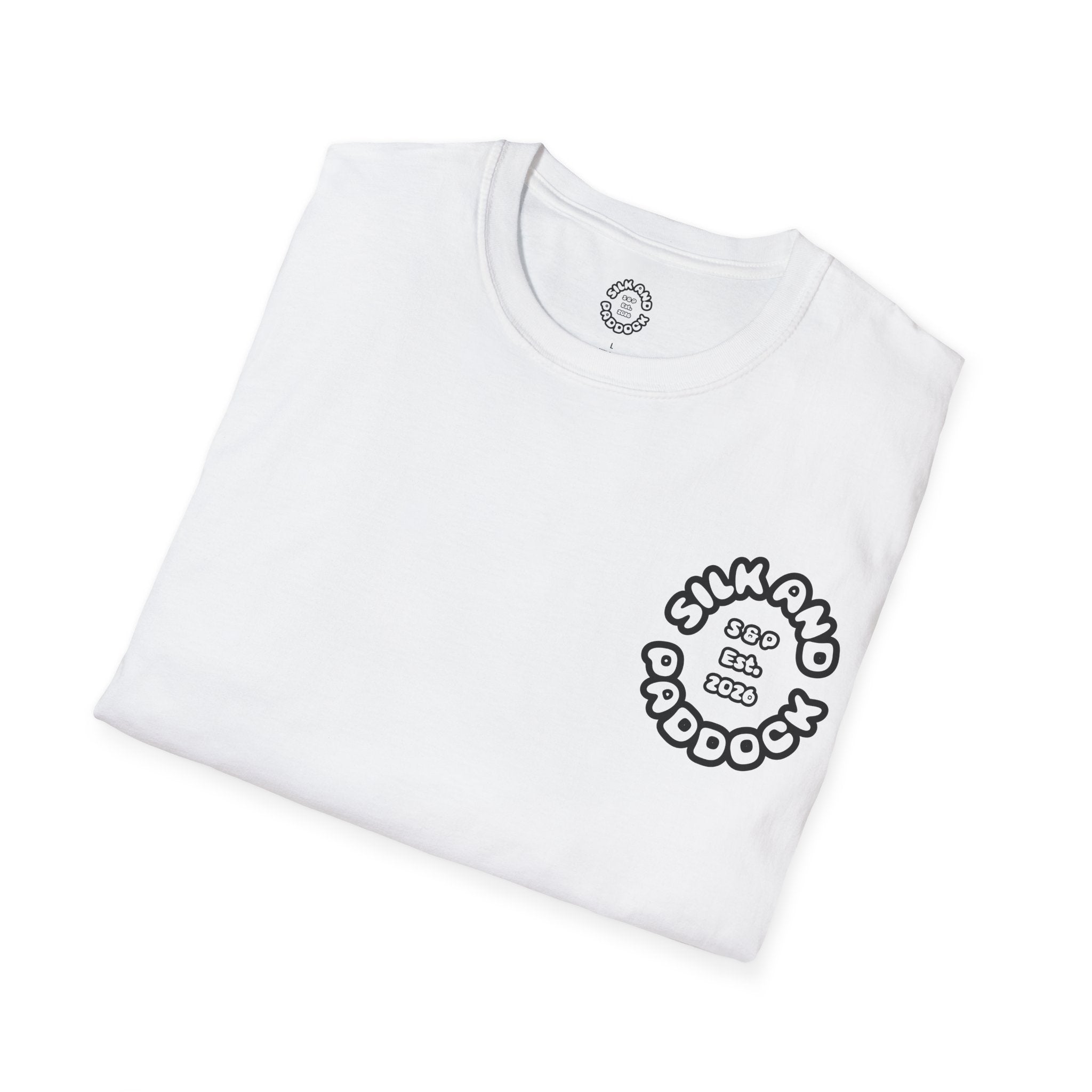 Silk and Paddock T-Shirt - SP.01 - White/Black