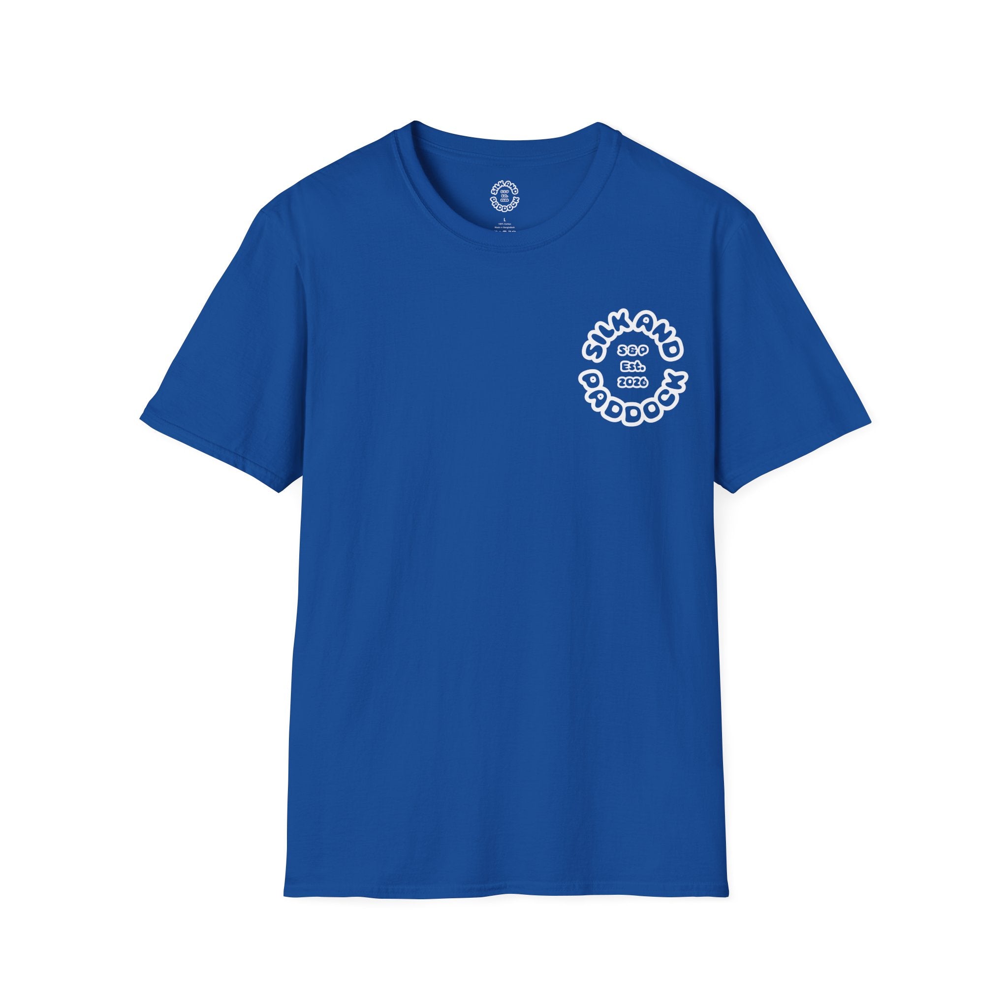 Silk and Paddock T-Shirt - SP.01 - Blue/White