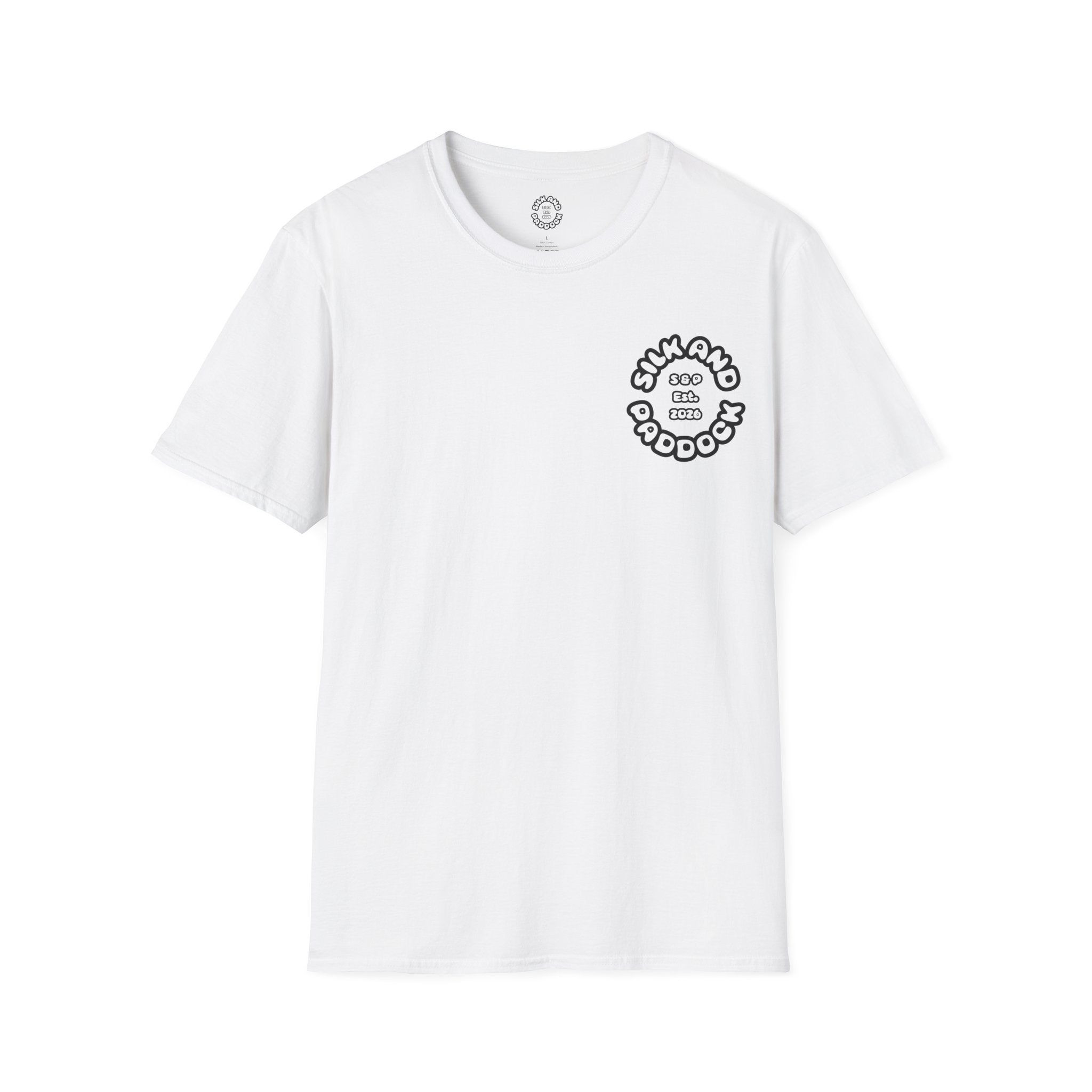 Silk and Paddock T-Shirt - SP.01 - White/Black