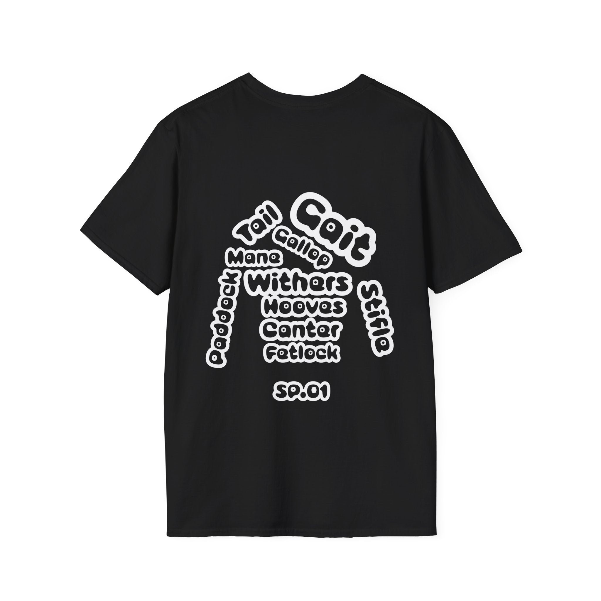 Silk and Paddock T-Shirt - SP.01 - Black/White