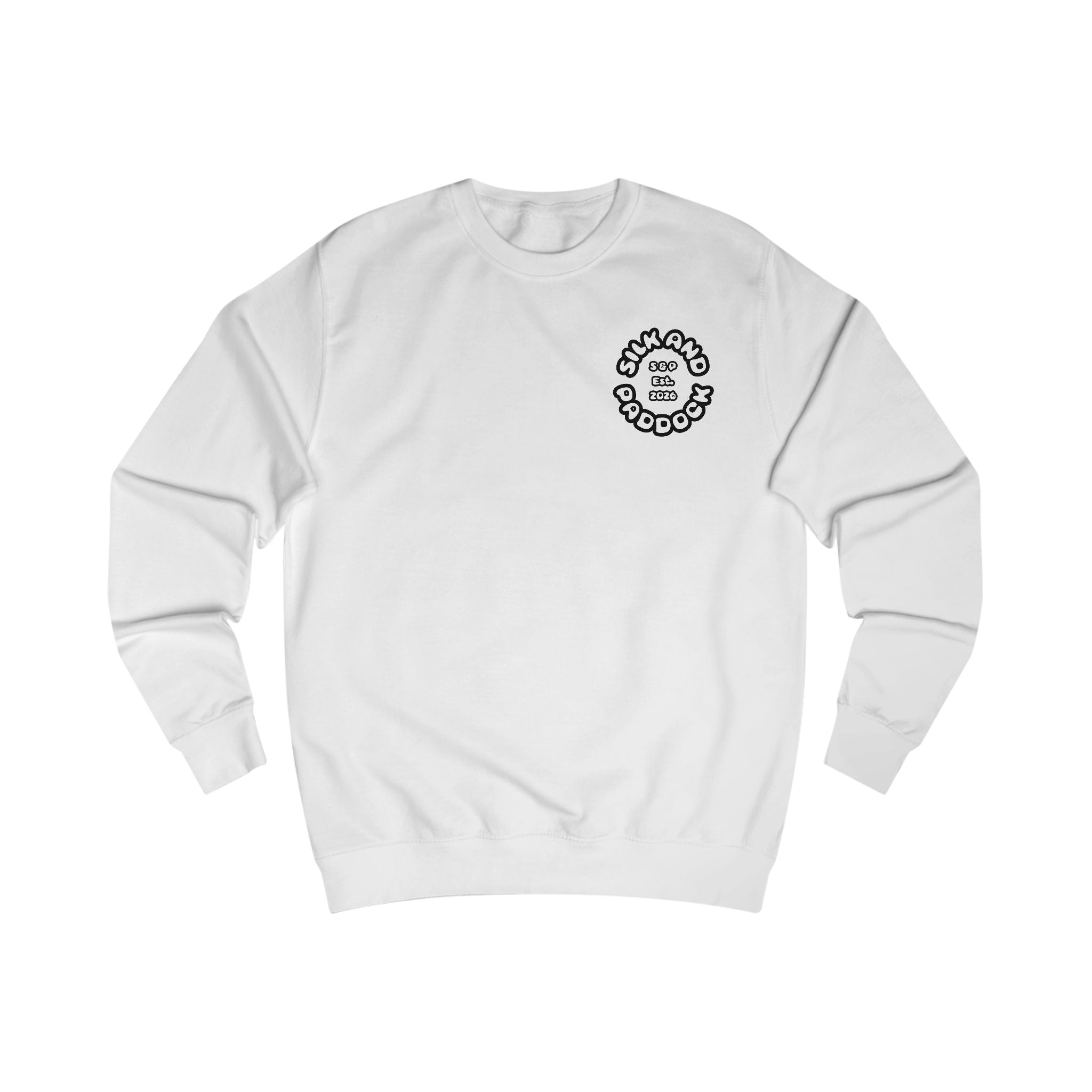 Silk and Paddock Sweatshirt - SP.01 - White/Black