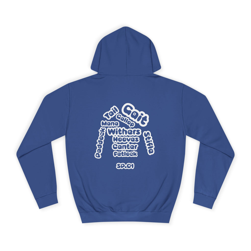Silk and Paddock Hoodie - SP.01 - Blue/White