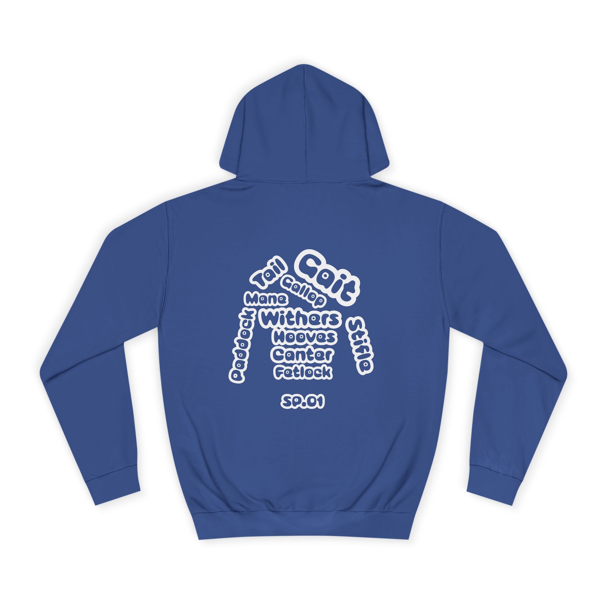 Silk and Paddock Hoodie - SP.01 - Blue/White