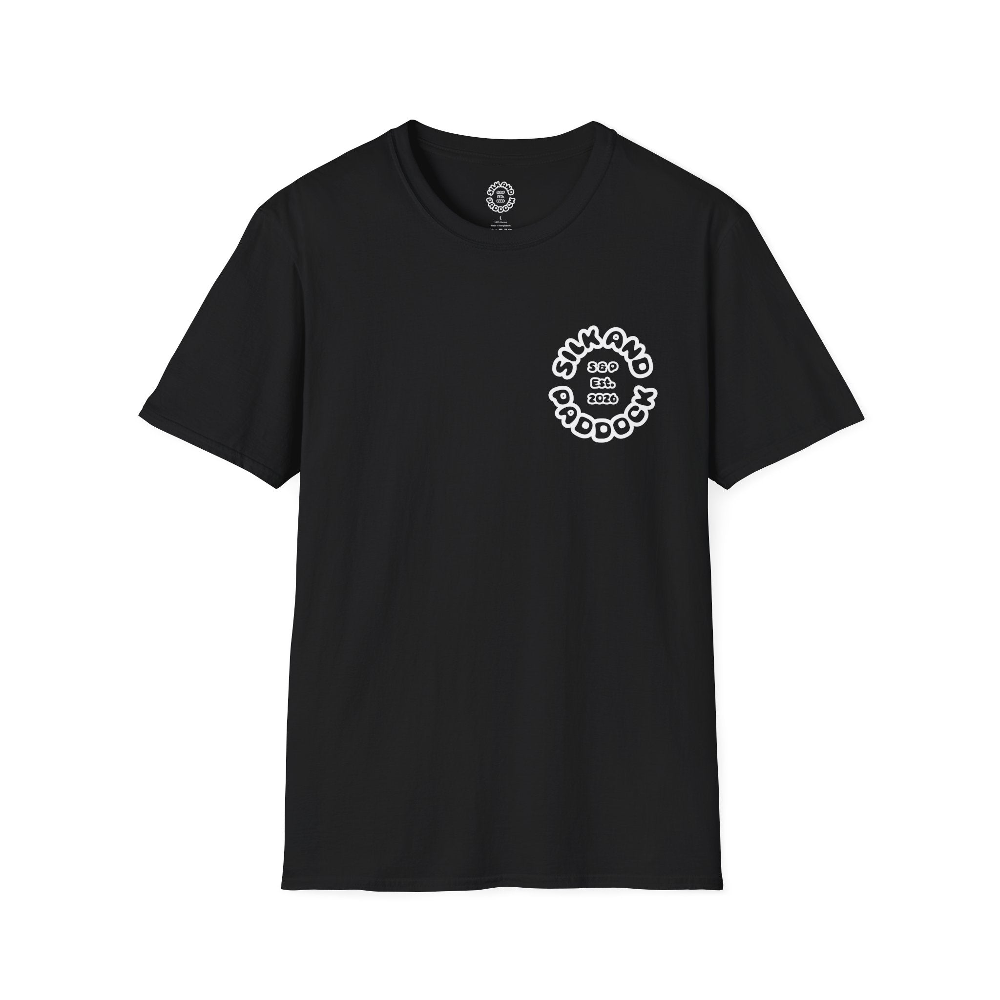 Silk and Paddock T-Shirt - SP.01 - Black/White