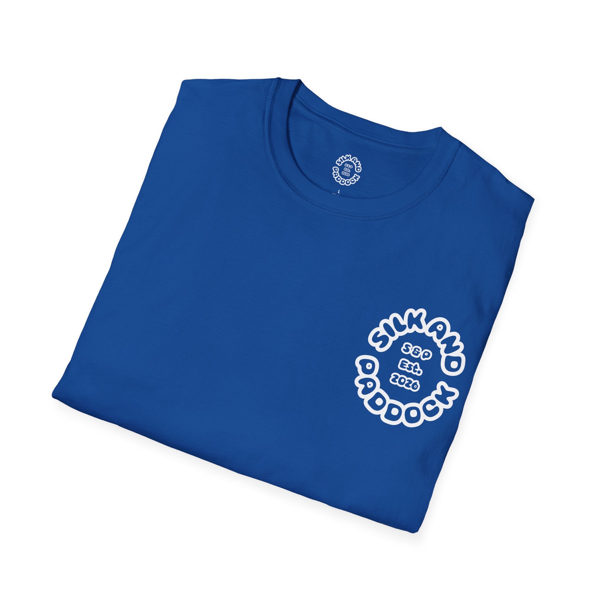 Silk and Paddock T-Shirt - SP.01 - Blue/White