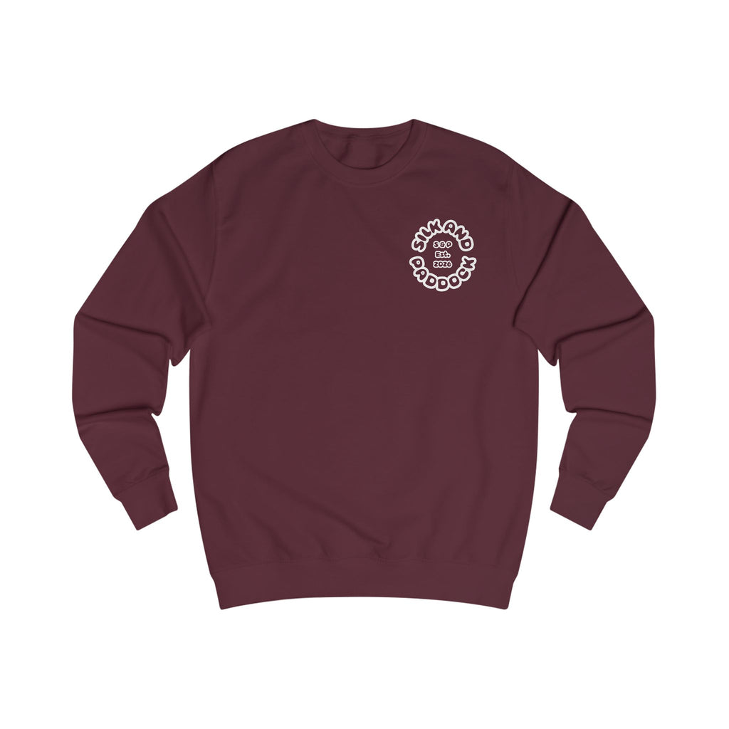 Silk and Paddock Sweatshirt - SP.01 - Burgundy/White