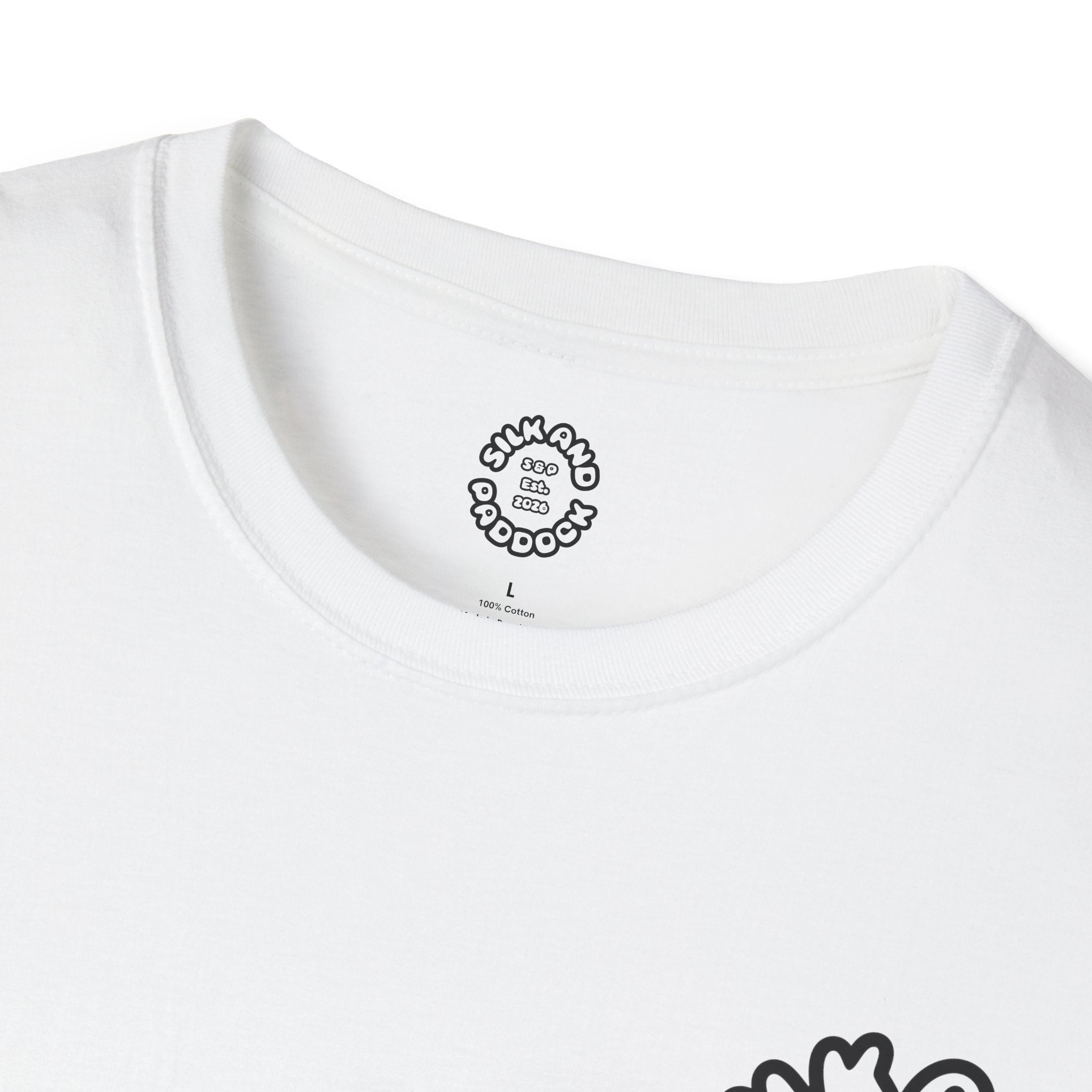 Silk and Paddock T-Shirt - SP.01 - White/Black