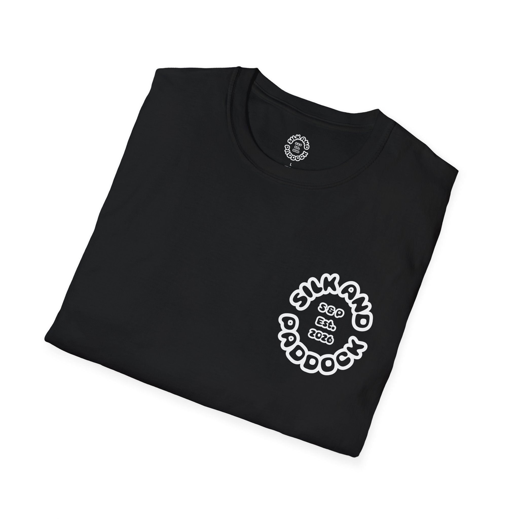 Silk and Paddock T-Shirt - SP.01 - Black/White